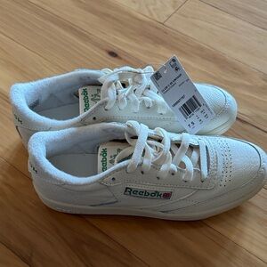 Reebok White Leather Women's Sneakers